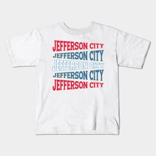 NATIONAL TEXT ART JEFFERSON CITY Kids T-Shirt